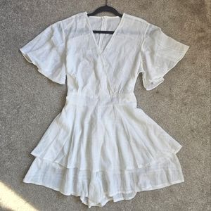 NWOT Women Romper | Deep V Neck Size Large